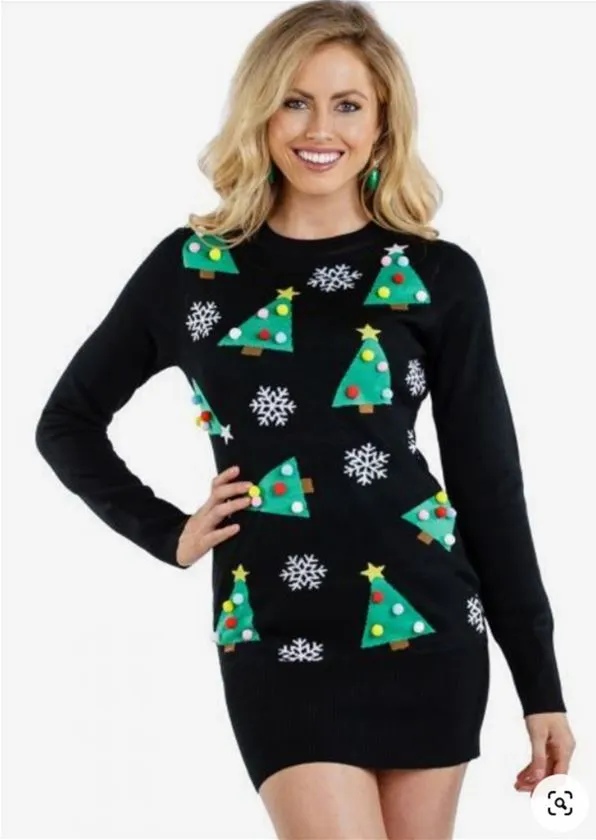 top best Ugly Christmas Sweater Outfit Ideas style 4